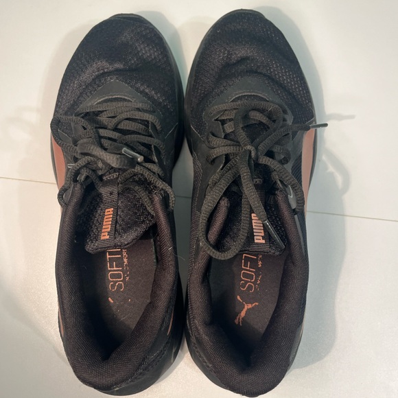 PUMA Twitch Running Black & Rose Gold Size 8.5 - Picture 7 of 8